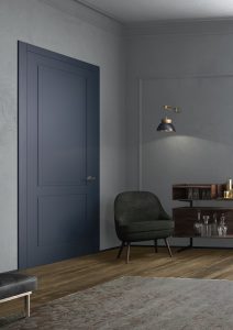 Porte intérieure en bois plein-gris-Rennes-35-Misura